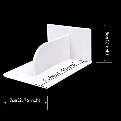 SYGA Set of 3CakeIcing Smoother Cake Edge Side Decorating Tools Scraper Pastry Butter Dough (White)