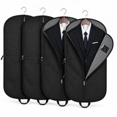 RAAHII 2 piece suit cover, Blazer cover, coat covers with zip for wardrobe storage of suit, jacket, garments, sweaters, saree, pant organizer (hanger not included)