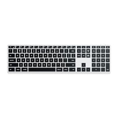 SATECHI Slim X3 Bluetooth Backlit Keyboard with Numeric Keypad – Illuminated Keys & Multi-Device Sync – for M2/ M1 MacBook Pro/Air, M2/ M1 iPad Pro/Air, M2 Mac mini, iMac M1 (Silver)