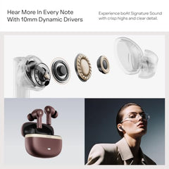 boAt 2026 Launch Nirvana Ion TWS Earbuds (Lunar Black) | Massive 120 Hours Playtime, Quad Mics ENx™ Tech, Multipoint Connectivity, In-Ear Detection, Dual EQ Modes, and BEAST™ Mode