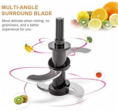 Electric Vegetable Chopper for Kitchen 700ml | 350W One-Touch Food Processor with 4 Stainless Steel Blades | for Onion, Garlic, Vegetables, Fruits, Nuts & Baby Food