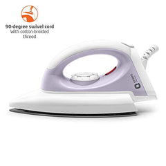 Orient electric Gusto heavy weight Iron for clothes | 1100 Power | Cool touch plastic body | With Wielburger Non-stick coating| 2 Years replacement warranty