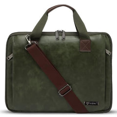 VISMIINTREND Laptop Leather Bag for Man | Coffee Brown