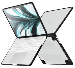 Meyaar Compatible with MacBook Neo Case 13 Inch A3404 with A18 Pro Chip 2026, Transparent Hard Shell Plastic Snap-On Protective Cover (Crystal Clear, for MacBook Neo 13” (A3404))