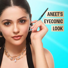 Lakme 9-5 Eyeconic Kajal, Classic Brown, Smudgeproof and Waterproof that lasts upto 24H, for 2x dark pigment, 0.35g