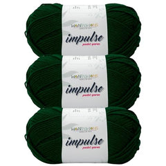 WOAFASHIONS - World of Arts Impulse Hand Knitting & Crochet Yarn, Premium Acrylic, 4 : Medium (Anchor Grey) (100gms / 3.5oz / 200mtr / 218yds)