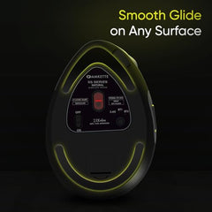 Amkette XS Natural Plus Programmable Vertical Wireless Mouse/Bluetooth Mouse, OLED Display Side Scroll, 6400DPI, 2.4G+3×BT+Wired, 7 Button, Rechargeable, Supports Web Software, 1000Hz, Black