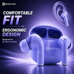 Wireless Bluetooth Earbuds with ENC Noise Cancellation, 40H Playtime, Fast Charging Case, IPX5 Waterproof, Touch Control, Deep Bass Stereo Earphones for Android & iOS
