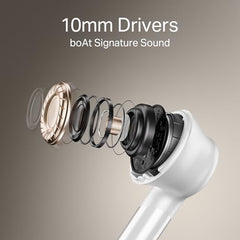 boAt Airdopes 141 Gen 2, 4 Mics ENx Tech, 48 Hrs Playback, Free Music Streaming, Fast Charge, Low Latency, IPX4, v5.4 Bluetooth Earbuds, TWS Ear Buds Wireless Earphones with mic (Active White)