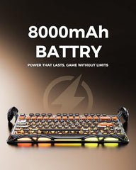 GravaStar Mercury K1 Pro 75% Wireless Mechanical Gaming Keyboard, Hot-Swap