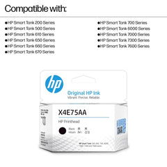 HP X4E75A Black Inktank Printhead