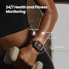 Amazfit Active 2 Premium Smartchoice 44mm Smart Watch, Sapphire Glass Display, Free Silicon Strap, Built in GPS, 10day Battery, 5ATM, iOS & Android, 2000 Nits, 160+ Sports Mode, Black Leather