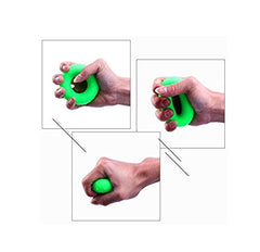 SYGA Set of 2 Silicone Finger Hand Grip Ring Exerciser Strength Finger Hands Grip Strengthener Exercise Ring