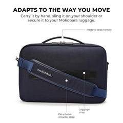 MOKOBARA Bento Briefcase 14 Inch Laptop Bag 15L Office Use Black