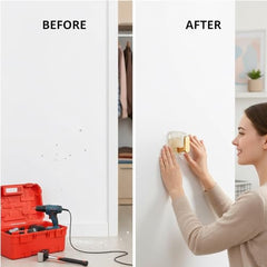 SIGNAMIO 6 Hook Shelf Adhesive Strip Wall Hanging Sticky Hook Black