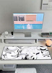 SPIN CART Large Gaming Mouse pad, Long XXL Extended Desk Table Mat Mousepad for Laptop PC Computer (Abstract Blue)