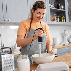 INALSA Hand Blender Mixer|1350W Copper Motor|Chopper,Coffee Beater/Frother,Whisker&Jar Attachment|Low Noise|20 Speed Control&Turbo Mode|BPA Free|Anti-Splash|2-Yr Warranty,Robot INOX 1350 Blend N Froth