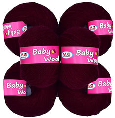 M.G ENTERPRISE MG Baby MelonKnitting Wool 200 Wool Thread for Crochet & DIY Craft Projects