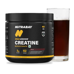 Nutrabay Pure Series Micronised Creatine Powder Monohydrate, Pre/Post Workout Bodybuilding, Crossfit Supplement, 250 g (Unflavoured)