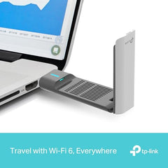 TP-Link AX1800 Wi-Fi 6 Dual Antennas High Gain Wireless USB 3.0 Adapter, Dual-Band, Auto Driver, MU-MIMO, Low- Latency, 1-Meter Cable, Supports Windows 10/11, Highly Secure WPA3 (Archer TX20U Plus)