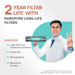 Aquaguard Enrich Nexen RO+UV Water Purifier | 2-Year Warranty | Active Copper & Alkaline Boost | 2-Year Filter Life Powered by Anti-Scale FIlter | Removable Drip Tray