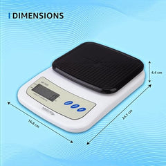 Muchoconnect Kitchen Weight Machine For Home | Electronic Weighing Machine for Food | Tare Function 1 Year Warranty | Dual Weight Setting | Weighing Scale For Kitchen