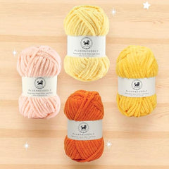 NESTNHAVEN , Plush & Cuddly Sets 2.0 , Chenille Yarn Supersoft Hand Knitting Wool Ball, set of 4 , 400 grams (1 Ball/100 Gram Each) Suitable for Craft, Babywear, Toys , Baby Blankets , 5 Bulky, Shades - NNHS 2.0 (Set 26 baby Pink , lilac , hot pink…