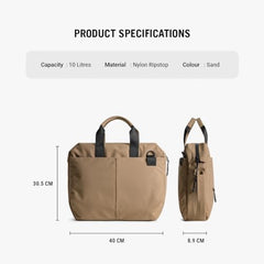 DailyObjects Unisex PET Deep Sea Ambit Messenger Bag (13L) For Office & Daily Use|100% Recycled |Stylish Shoulder Travel Bag |Fit Any Laptop Upto 14 Inch | Adjustable Straps & G-Hook Closure