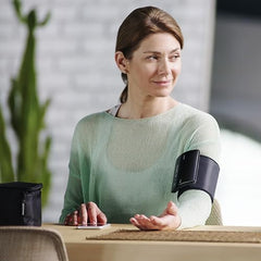 Omron Smart Elite+ HEM 7600T Tubeless 360° Accurate Arm Digital Blood Pressure Monitor With Intellisense Technology & Intelli Wrap Cuff With Bluetooth Connectivity to Store Historic Measurements