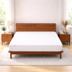 MY ARMOR Waterproof Mattress Protector King Size, 78x72, 6.5x6 feet, Double Bed Protector Sheet Cover, Breathable and Hypoallergenic Ultra Soft Fitted Terry Cotton Feel Fabric, Elastic Skirting, Grey