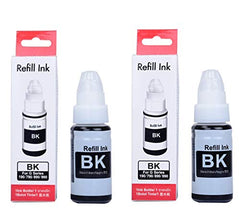 R C Print Compatible Refill Ink Bottles for Canon G Series Printer PIXMA G1000 G1010 G2000 G2002 G2010 G2012 G3000 G3010 G3012 G4000 G4010 (2 Black Bottles 70ML Each, Black)