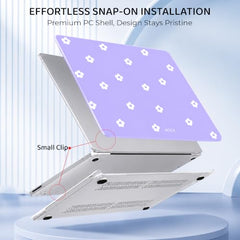 MOCA Case Compatible for New Apple MacBook Air 13 inch 2026 2025 2024 2022, M5 A3449 M4 A3240 M3 A3113 M2 A2681 Touch ID, Mac Air 13.6" Laptop Protective Plastic Hard Shell Cover (Crystal Clear)