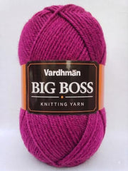 Vardhman BigBoss Knitting Yarn – 200g Ball, 575m, 84% Acrylic + 16% Nylon, 3-Ply DK Weight, Soft & Durable Wool for Knitting, Craft, babywear, blanket, winter wear; threads for crochet hook needle - Boss-15 - Cream