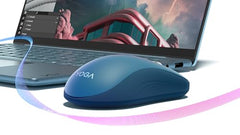 Lenovo Yoga Bluetooth Silent Mouse, 3 Level DPI Adjustment, 36 Month Battery Life, Bluetooth 5.3, 3 Device Paring, Whisper Quiet, Programmable Buttons, Smooth Finish, Luna Grey