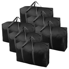 Encasify 100L Extra Large Polyester Storage Bags – Heavy Duty Moving Bags with Strong Zippers & Carry Handles, Big Packing Bags for Moving, Storage, Travel & Camping (2 Pack)