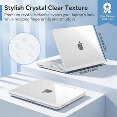 Verilux MacBook Neo Case Compatible A3404 13 Inch Transparent Hard Shell