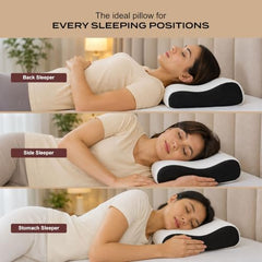 TEKCOOL Cotton Orthopedic Coccyx Cushion For Tailbone Pain Car SeatCushions For Chair Tailbone Pillow For Sitting SeatCushion For Car Driving Seat Sitting Pillow Coccyx Seat Cushion For Chair (Black)'