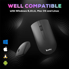 Koaty WM315 USB C Wireless Mouse for MacBook and Laptop, Silent Click