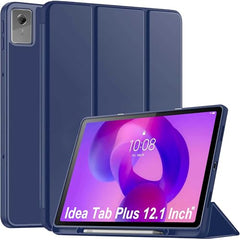 ProElite Cover for Lenovo Idea Tab Plus 12.1 inch 2025 case Cover, Soft Flexible Flip Case Cover for Lenovo Idea Tab Plus 12.1 inch 2025 [Recoil Series] - Black