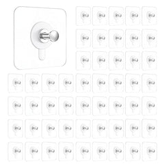 DALUCI Self Adhesive Wall Hooks (Pack of 5) – Heavy Duty Nail-Free Hooks for Wall Heavy Items | Photo Frame Hooks Without Drilling | Strong Sticky Hook for Frames, Clocks & Keys (Photo Frame Hook, 5)