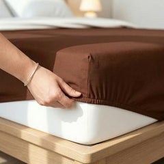 Utopia Bedding Waterproof Mattress Protector, Cotton Terry Fabric, King Size, Brown, Breathable & Elastic Fitted