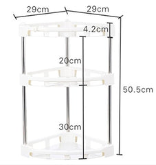 SYGA 3 Layer Storage Rack Kitchen Platform Corner Organizer