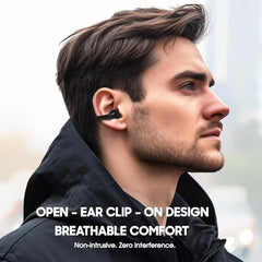 4BT Ear Clip Wireless Earbuds Bluetooth Open Ear Clip On Earphones