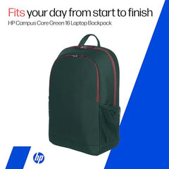 HP Campus Core 16 Laptop Backpack - Green