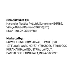 Presto! Plastic Garbage Bags, Medium -(19 X 21 Inches) - 30 Bags/Roll (2 Pieces, Black)