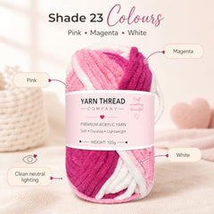 yarn thread company Wool, Plush & Cuddly, Chenille Yarn Supersoft Hand Knitting Wool Ball, (1 Ball/100 Gram Each) Ball Suitable for Craft, Babywear, Baby Blankets, (Parrot Green)