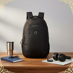 Wildcraft Power 3 Compartment Laptop Backpack (11886-Black) 2025, 24 Litres