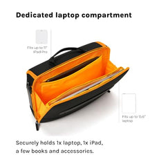 MOKOBARA Transit Briefcase 15.6 Inch Laptop Bag 15L Office Use Black