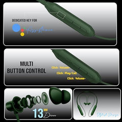 Kratos TW02 Ear Buds Wireless with 60H Playtime, Noise Isolation & Clear Calls, Bluetooth Earbuds with Voice Assistant, Ear Buds with Bluetooth V 5.3 & with Type C Fast Charging, IPX5 TWS Earphones