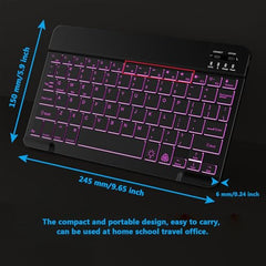 Backlit Wireless Bluetooth Keyboard for iPad Samsung Tablet Phone iPhone